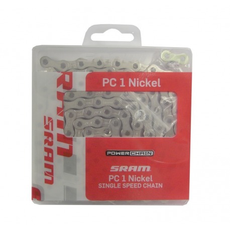 Chaîne Sram PC 1 Nickel 114 maillons 1/2 x 1/8