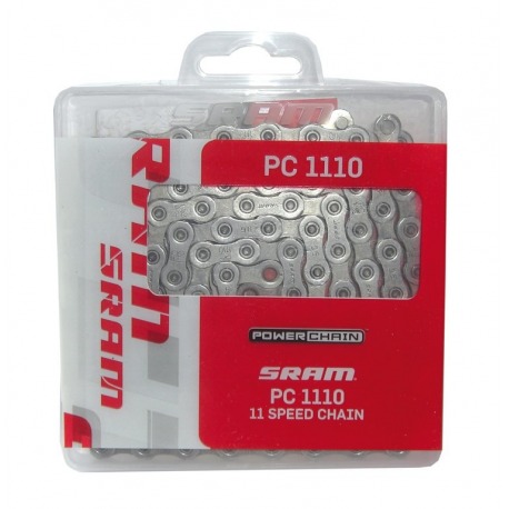 Chaîne Sram PC-1110 SolidPin 114 maillons 11 vitesses. avec Power-Lock