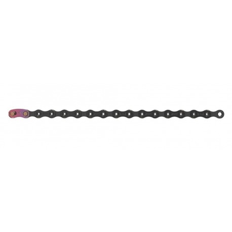 Chaîne Sram PCXX1 HollowPin 126 maillons. 12v.avec PowerLock speed noir