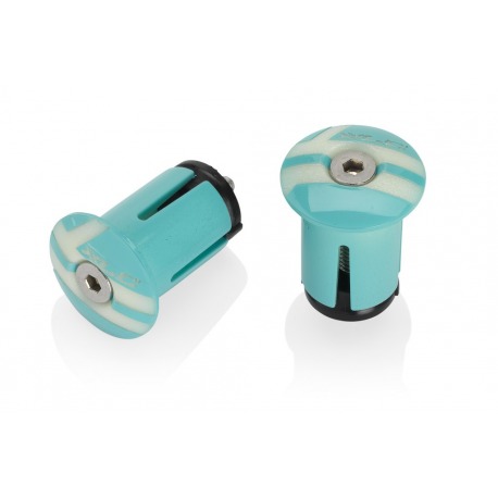 Embouts de guidon XLC GR-X02 bleu clair