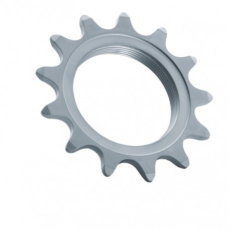 Pignon Single Speed Miche 1/8", 18 dents avec filetage, chrome mat