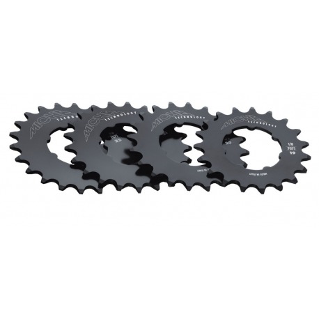 Pignon Single Speed Miche 1/8", 22 dents noir