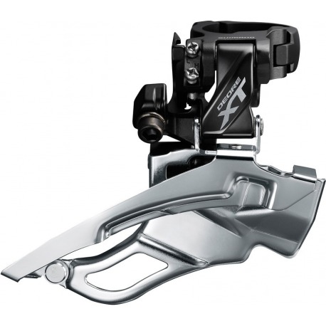Dérailleur avant Shimano Deore XT Down-Swing FD-T8000, Dual Pull, 63-66° noir High-C