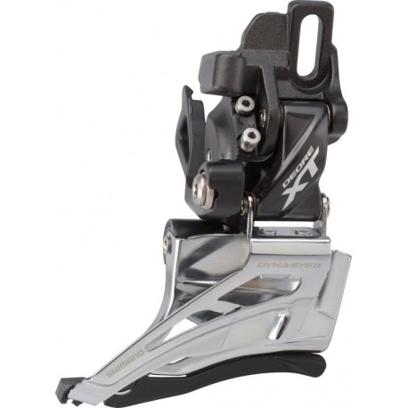 Dérailleur avant Shimano Deore XT Down Swing FD-M8025D6, double traction, 66-69° m. droit