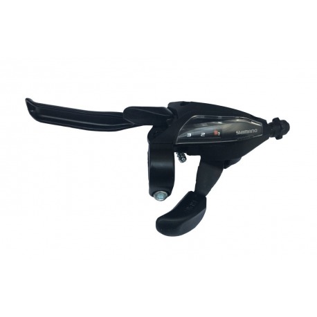 Levier F+C Shimano ST-EF 500 4 doigts 3 vitesses. gauche,V-Brake,1800mm,noir