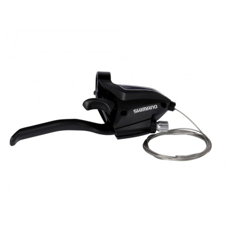 Levier F+C Shimano ST-EF 500 4 doigts 8 vitesses. droite, V-Brake, 2050mm, noir