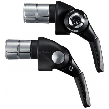 Levier de vitesses Shimano p.Bar-Ends SLBSR1H1 2/3x11-v., par paire