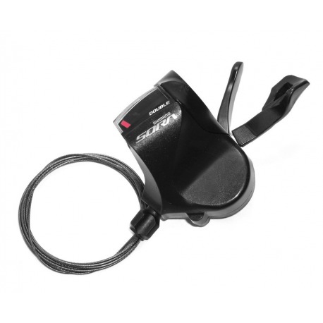 Levier de vitesses Shimano pour Flatbar SL-R3000 2 vitesses, gauche, 1800 mm noir