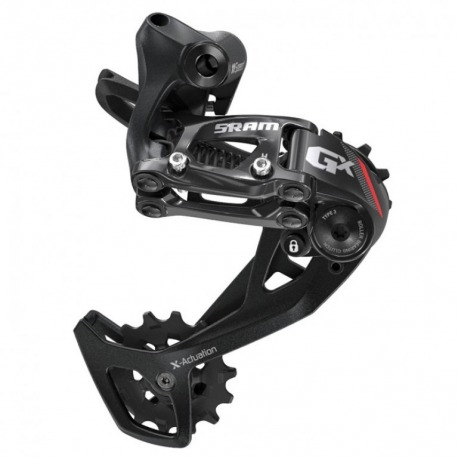 Dérailleur arrière GX 2X11-v, chape centrale rouge, aluminium