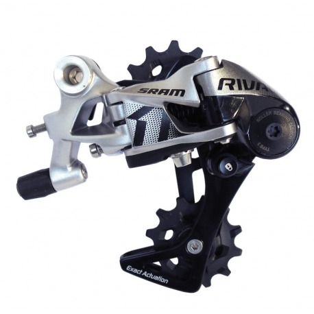 Dérailleur arrière Sram Rival1 3.0, 11-v. noir, cage moyenne, 00.7518.113.000