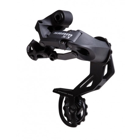 Dérailleur arrière Sram X3 7-8. Pied long 00.7515.050.000 noir