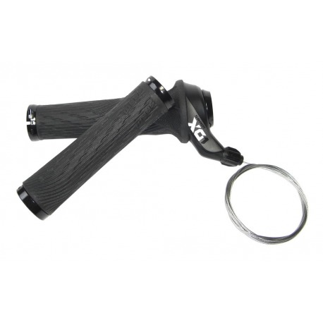 Levier rotatif Sram X01 Eagle 12-v.re noir, avec collier et poignée gauche