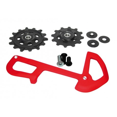 Poulies X-Sync et cage intérieure 11.7518.078.000,p. changer X01 12-v., rouge