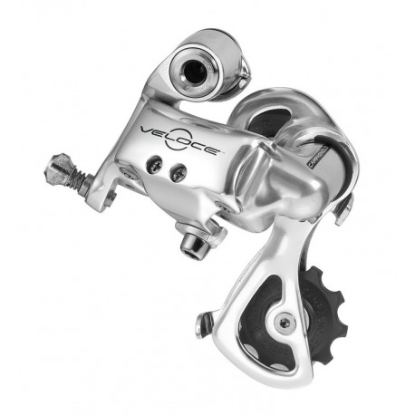 Dérailleur Veloce, chape courte argentée RD11-VLSXS, 10 vitesses, espacement des axes de 55 mm