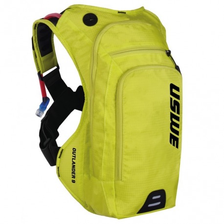 Sac à dos d'hydratation jaune USWE Outlander 9