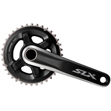 Pédalier Shimano SLX 36x26T 175mm FC-M7000 Noir Hollowt.II, LC 48.8mm