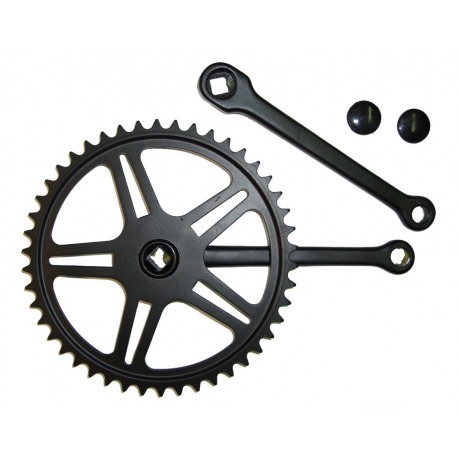 Manivelles, matrice acier 46. 170 mm noir, 4 coins