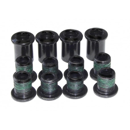 Kit de boulons de chaîne 4 bras double RG Long Steel, Steel Black