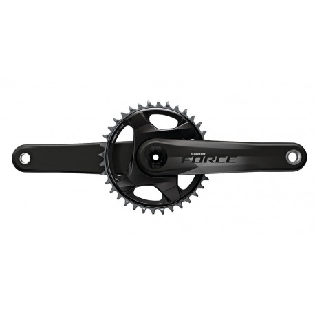 Manivelles Sram Force 1x D1 DUB 172,5mm sans axe de pédale.DUB,carbone,40d.,12v.