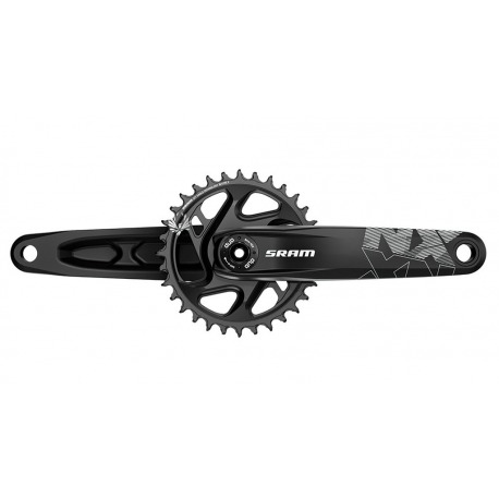 Manivelles Sram NX Eagle DUB FatBike 4"175mm sans DUB,DM.30-d.11/12-v.noir,X-Sync2