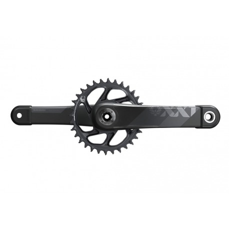Manivelles Sram XX1 Eagle DUB 170mm sans axe DUB, gris, 34t, X-SYNC2, DM