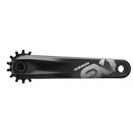 Pédalier Sram EX1 ISIS, 170mm noir, sans plateau ni capuchons