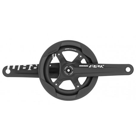 Manivelles Sram Apex 42t 170mm noir, sans cuvettes GXP