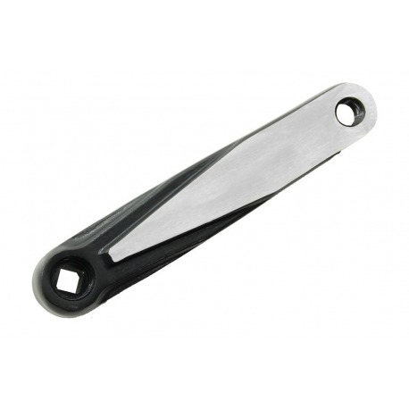 Manivelle gauche Speed, 170mm Alu, noir/brillant