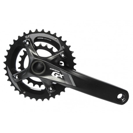 Manivelles Sram GX 1000 noir GXP, 175mm noir, 36/24 d.11-v., sans boîtier de pédalier