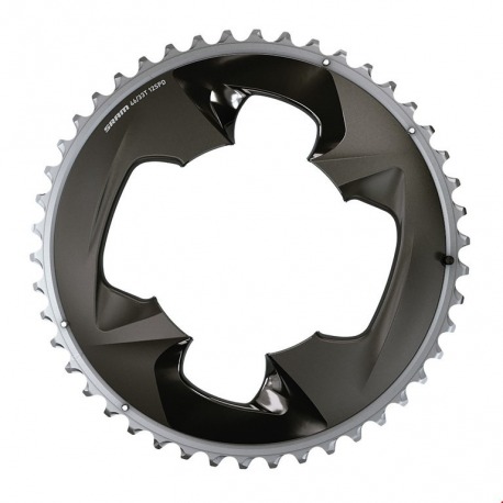 Plateau Sram Force Road 2x12v. 00.6218.015.002 gris polaire, 46 d., Alu
