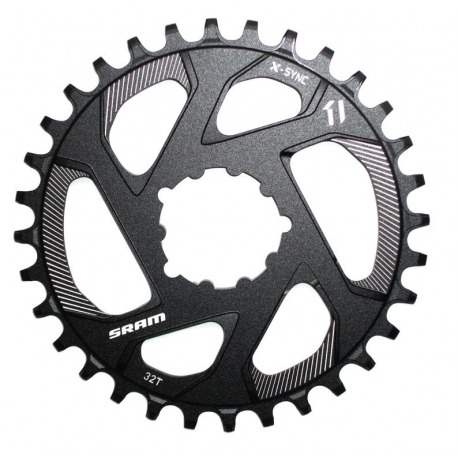 Plateau Sram X-Sync 11 vitesses, alu DM 11.6218.018.007. 6 mm, décalé, 28 od.