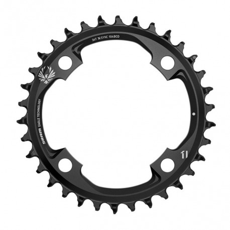 Plateau Sram X-Sync Eagle 12-v.36 d. noir, aluminium, 104mm
