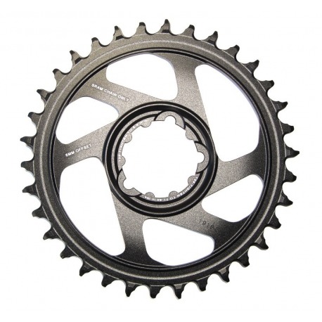 Plateau Sram X-Sync Eagle Boost 12v. 34d, noir, aluminium, Direct M, déport 3mm