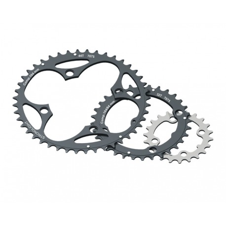 Plateau VTT Stronglight 104/64 CT² intérieur 22 d., noir, 9 vitesses.