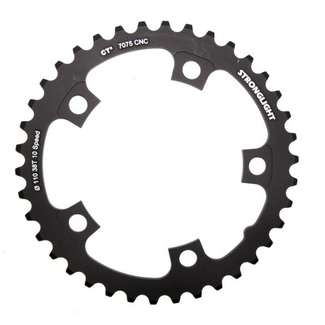 Plateau Stronglight E-Shifting compatible Ultegra FC-6750 intérieur 38 dents.