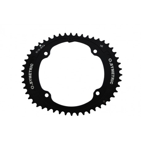 Kit plateau Osymetric 145/122mm Campa 11v. 4 trous 52/36 d. noir