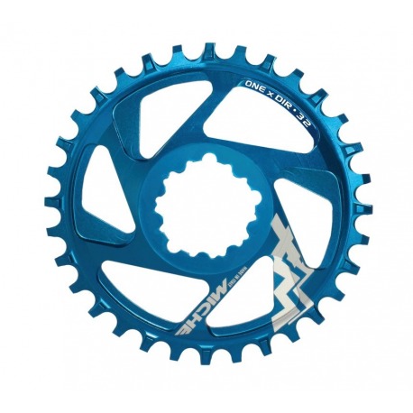 Plateau Miche MTB XM SR One x Dir 6mm Offset 30T, bleu, 11 vitesses.