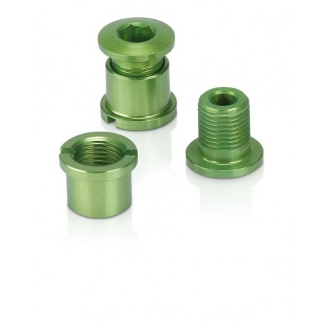 Boulons de plateau XLC 5 par jeu, vert citron