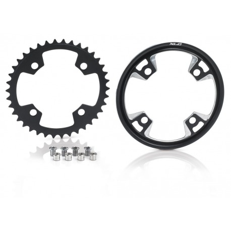 Plateau XLC pour Bosch System noir, 38 dents, incl. couverture
