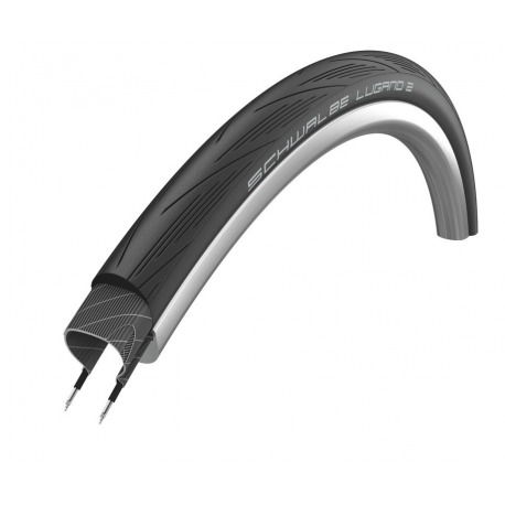 Pneu Schwalbe Lugano II Endura.HS471 28"700x25C 25-622 ne-TS Reinforc.Act.SiC