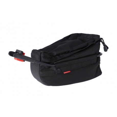 Sacoche de selle KLICKfix Contour Mudguard noir, 4,5 litres, incl. adaptateur de contour