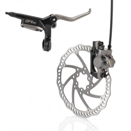 XLC Pro Disc Brake HR BR-D01 RT, noir/titane, Ø 160mm, 1800mm