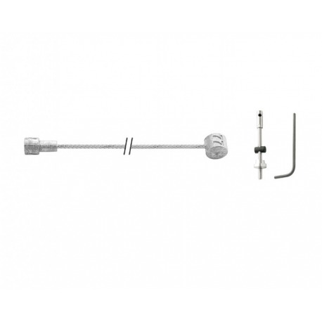 Câble de frein XLC pour frein à tambour 2250mm, Ø 1.5mm, incl. 2 buses
