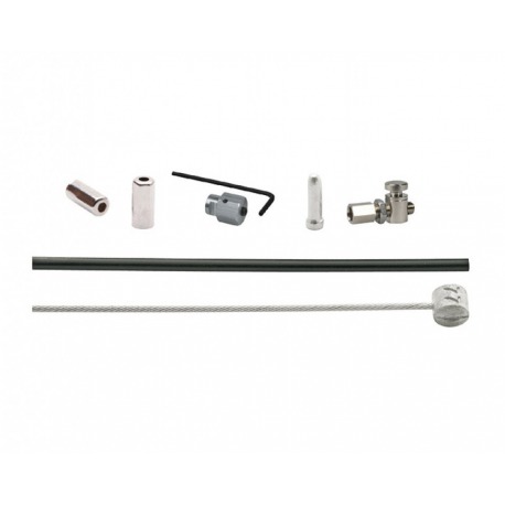 XLC Kit câbles de frein pour frein à tambour 1700/2350mm 1 embout noir