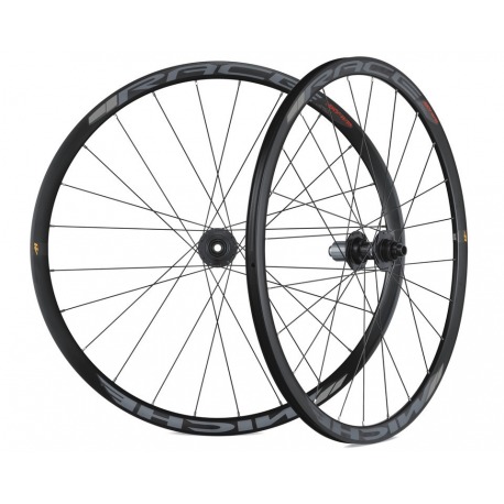 Paire de roues Miche Race AXY-WP DX 28" Alu black, Endur./Training, Disc clincher