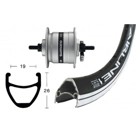 Roue Avant 28x1.75 hub-dyne...