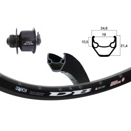 Roue avant 28 "axe di....