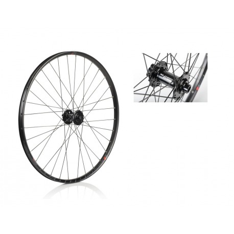 RD 27.5" XLC 6 trous nég.TA 15 110mm Rodi Ready 25 DISK rayons nég.-Niro(neg)