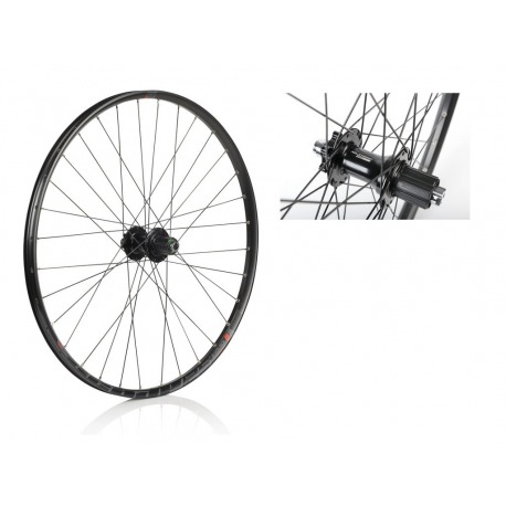 RT 27.5" XLC 6 trous nég. TA 12 148mm Rodi Ready 25 DISK rayons nég.-Niro(neg)