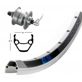 Roue avant 26x1.75 axe...